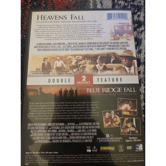 Heavens Fall/Blue Ridge Fall Double Feature DVD - Picture 2 of 2